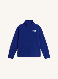 The North Face - Glacier Trucker Stil Kapuzenfleece | Königsblau