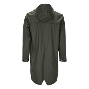 Rains – Unisex Langer wasserdichter gewachster Mantel | Grün