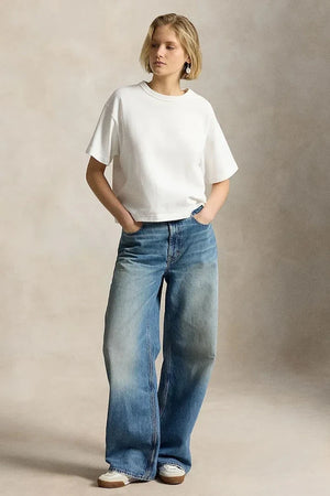 Polo Ralph Lauren wide leg kadın kot pantolon