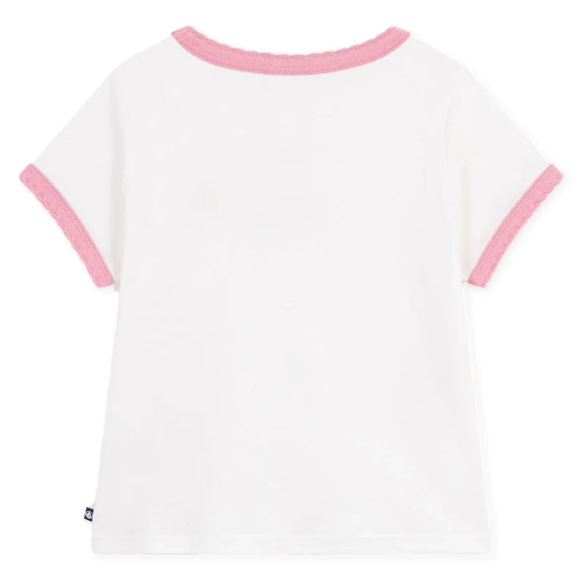 Petit Bateau - Coeur Point Cocotte Tişört | Beyaz