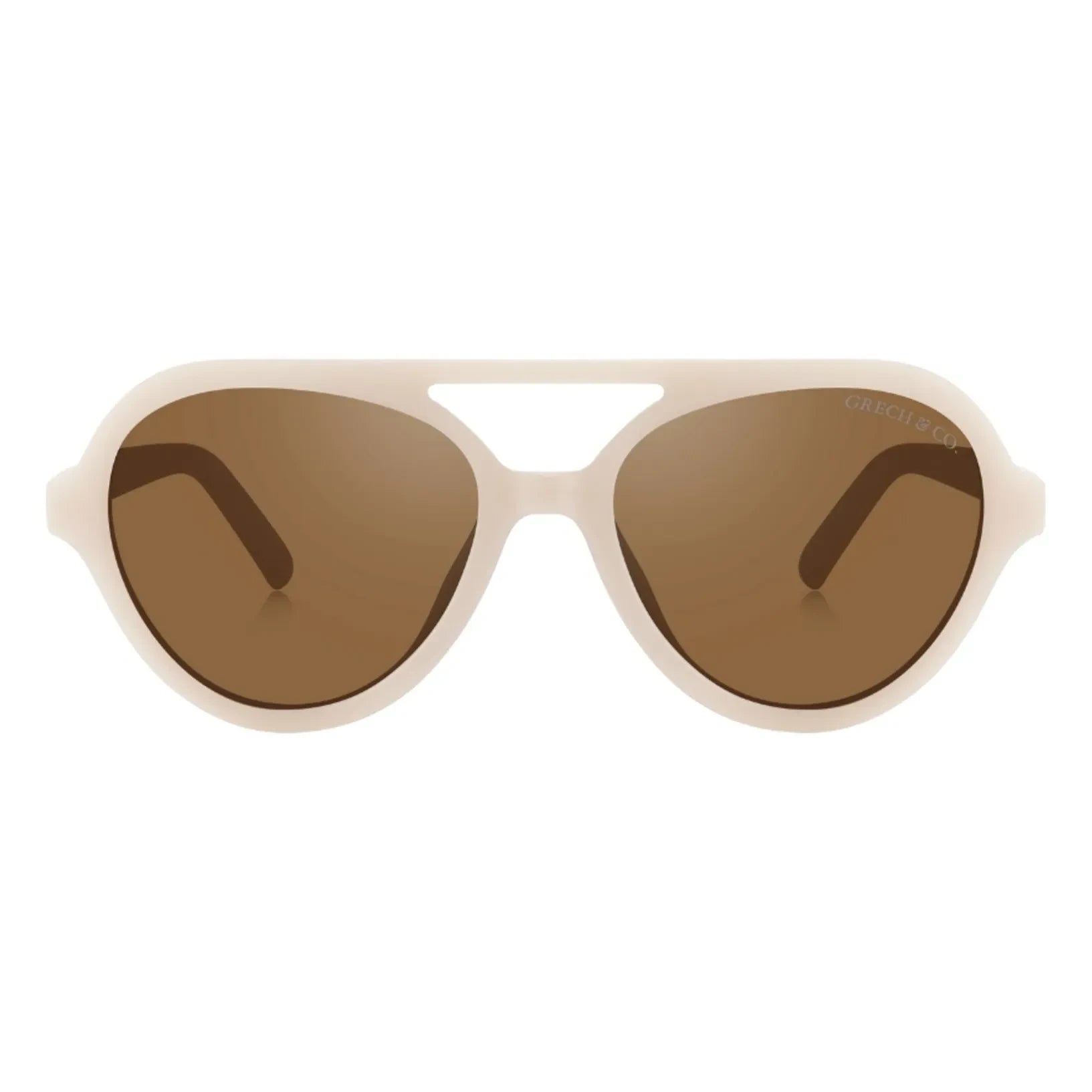 Grech & Co - Aviator Polarisierte Sonnenbrille | Sand
