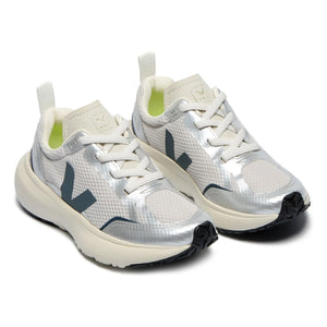 Veja - Canary Sneaker mit Schnürung | Silber