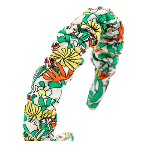 Bobo Choses – Haarband mit Blumenmuster aus recycelten Fasern | Weiß