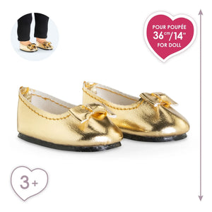 Corolle - Goldene Ballerinas für die 36 cm große Puppe | Gold