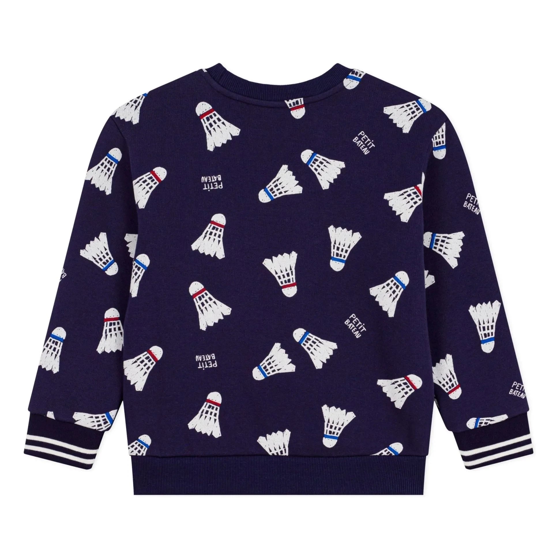 Petit Bateau – Badminton Fleece-Sweatshirt | Nachtblau