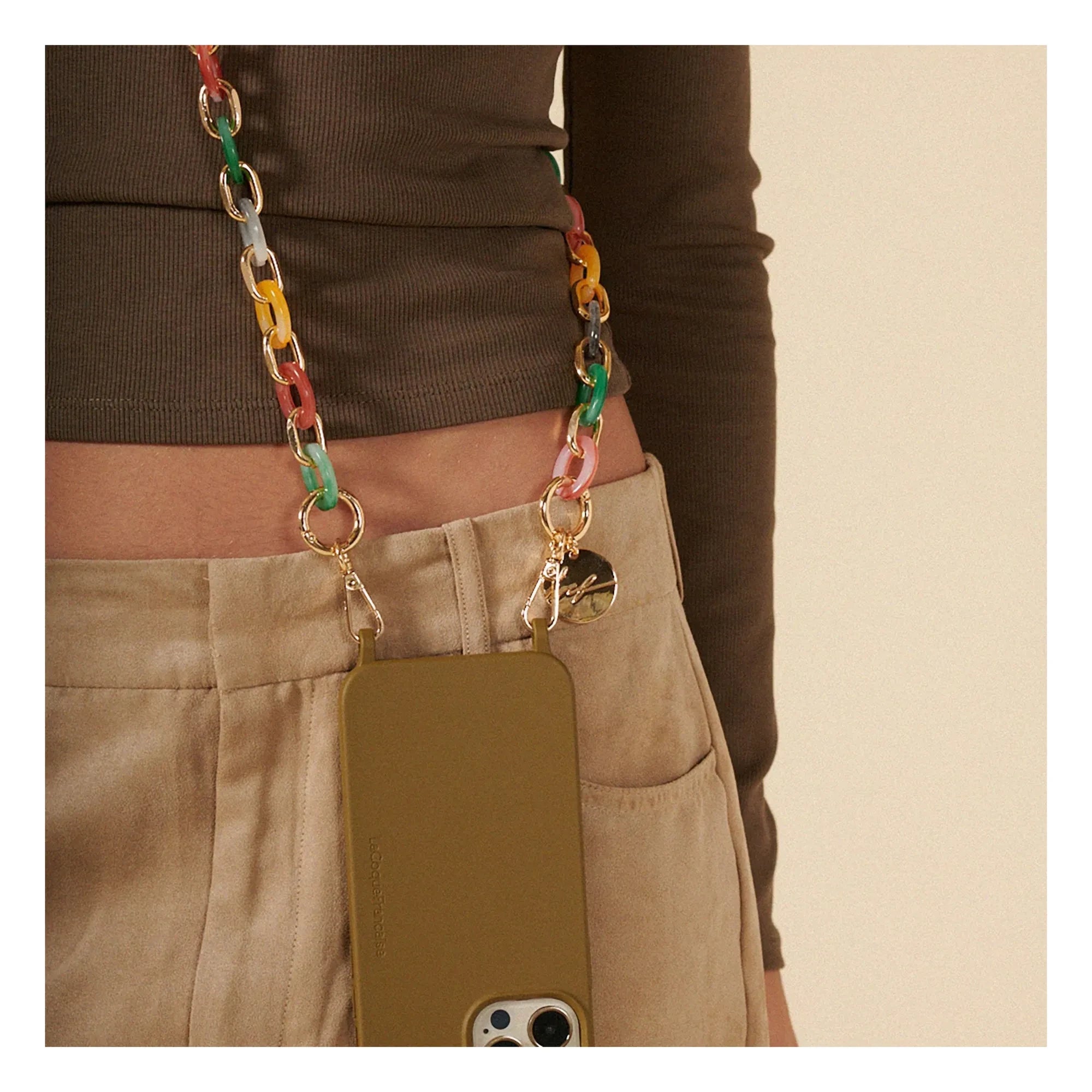 LaCoqueFrançaise - Cassy 120 cm lange Kette | Mehrfarbig