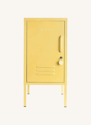 Mustard Made - Kurze Metallkommode | Verblasstes Gelb