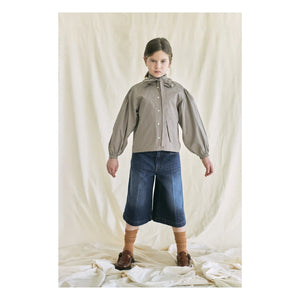 Tangerine - Kareli Fiyonklu Bluz | Kahverengi
