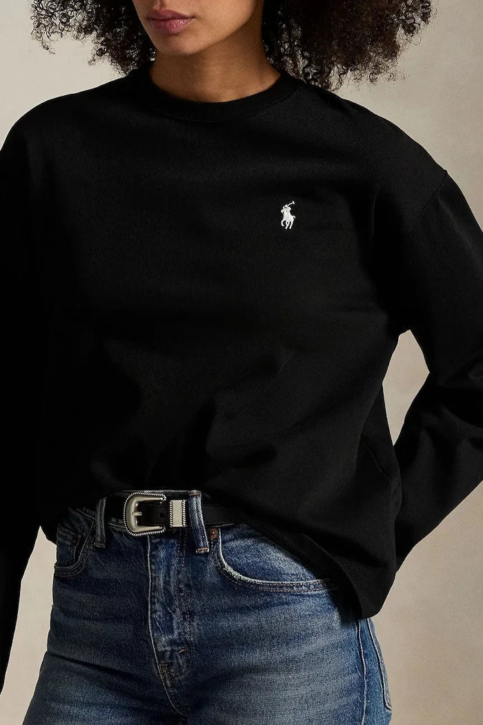 Polo Ralph Lauren Uzun Kollu Pamuklu Bluz