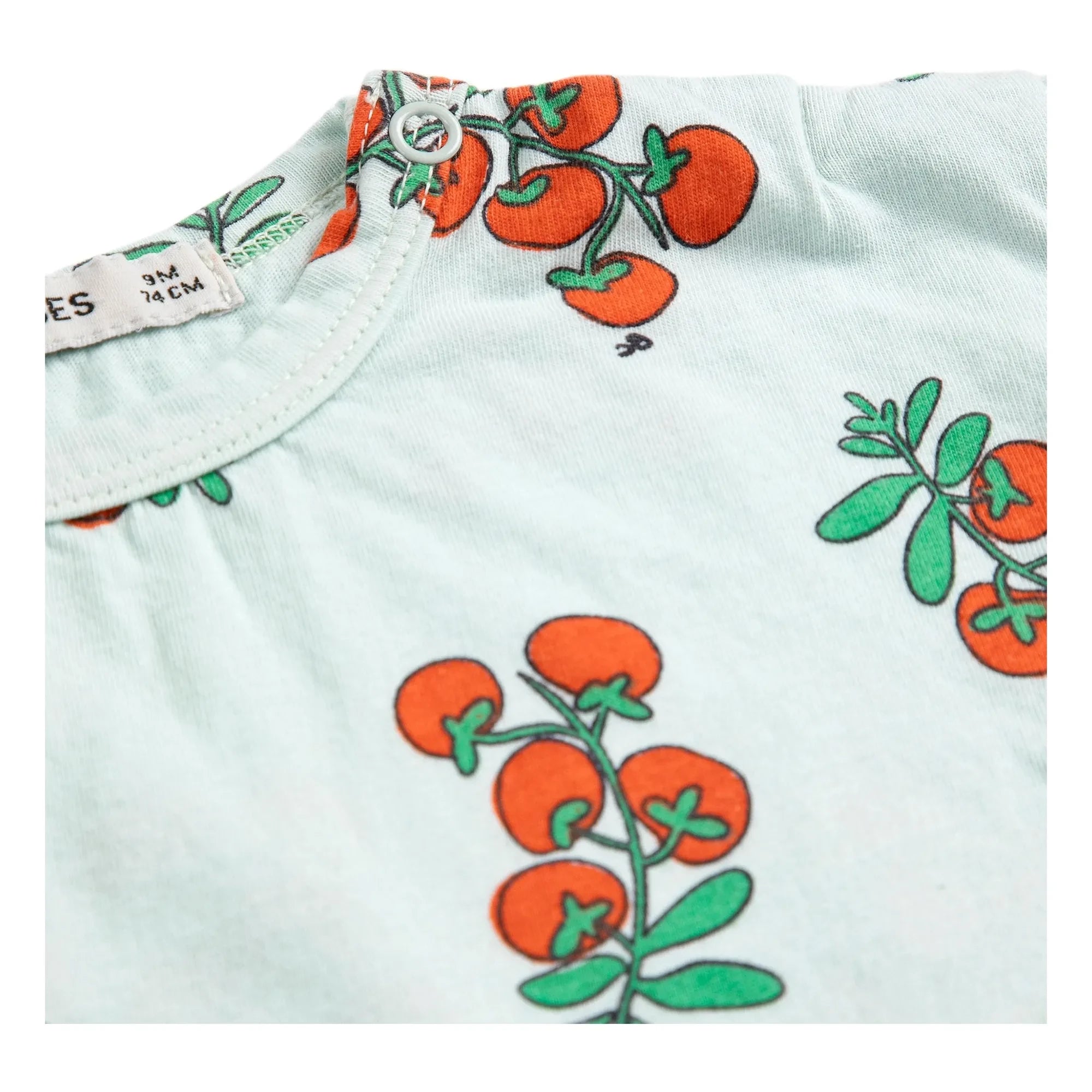 Bobo Choses - Bio-Baumwoll-Tomaten-T-Shirt | Hellblau