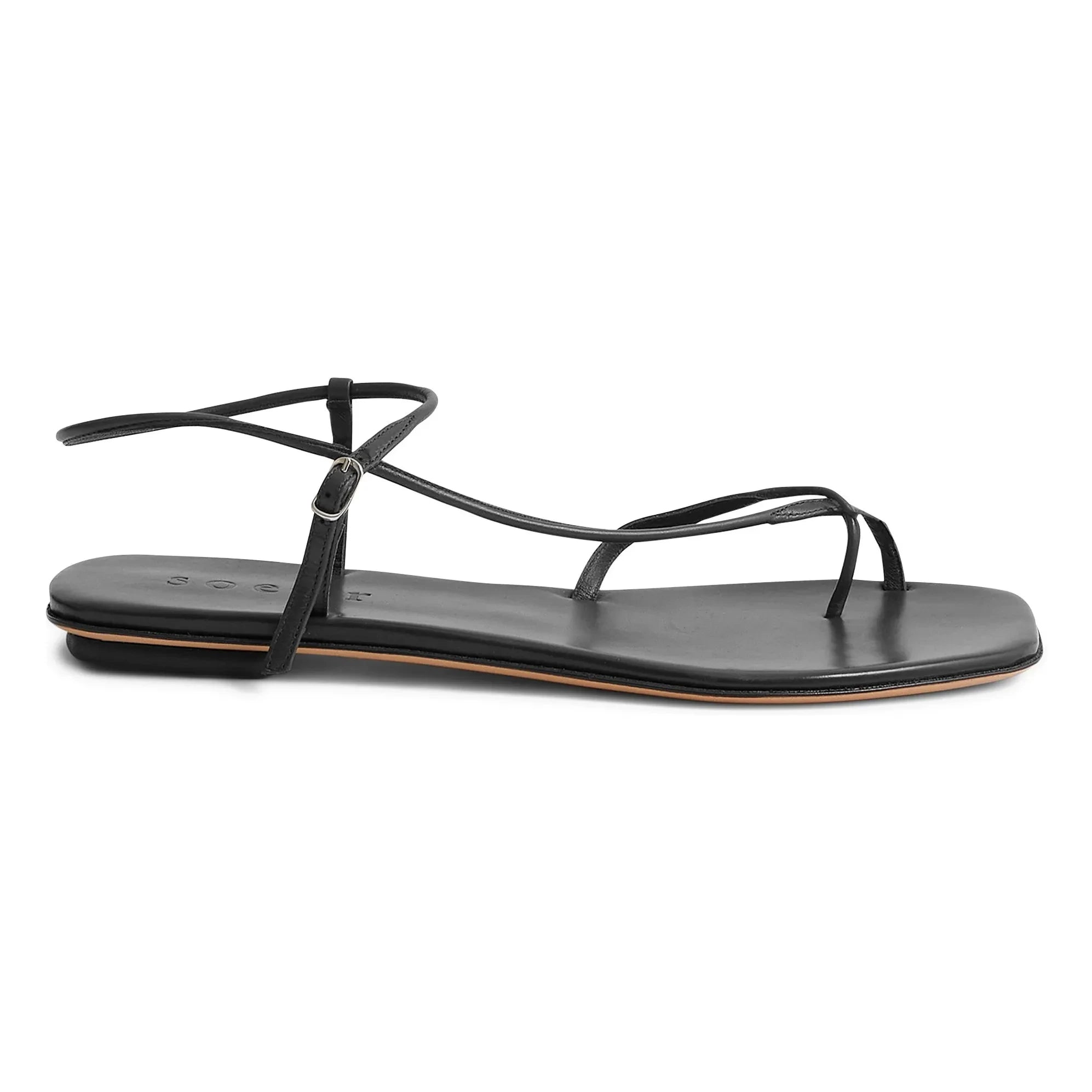 Soeur - Rosalie Leder Sandalen | Schwarz