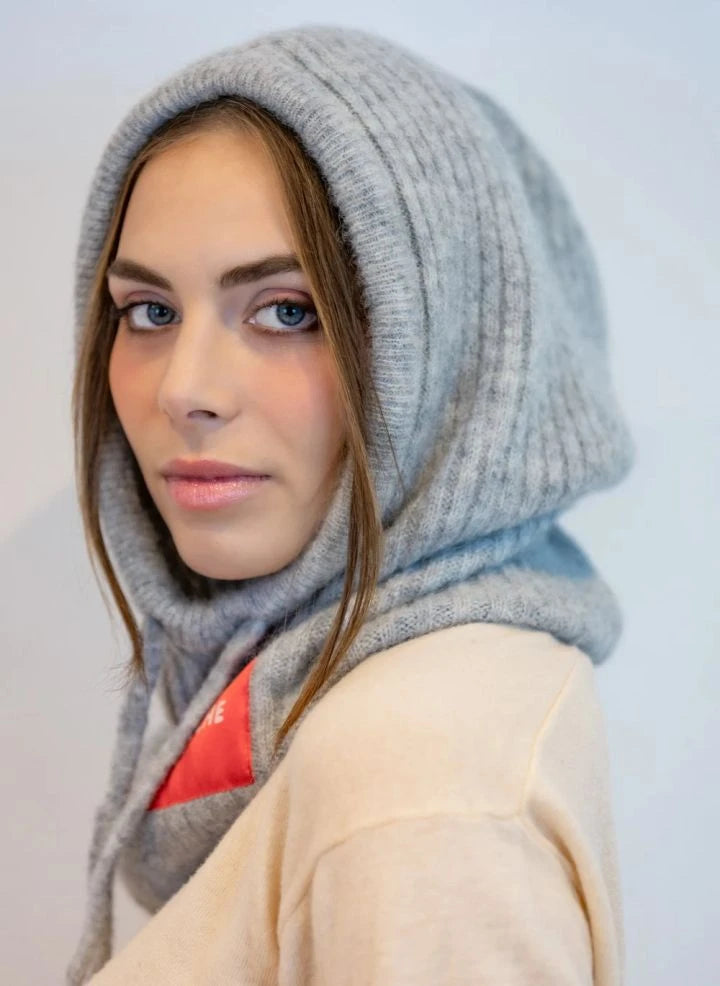K'puche - Khira Alpaka Kapuzen Sweatshirt | Grau