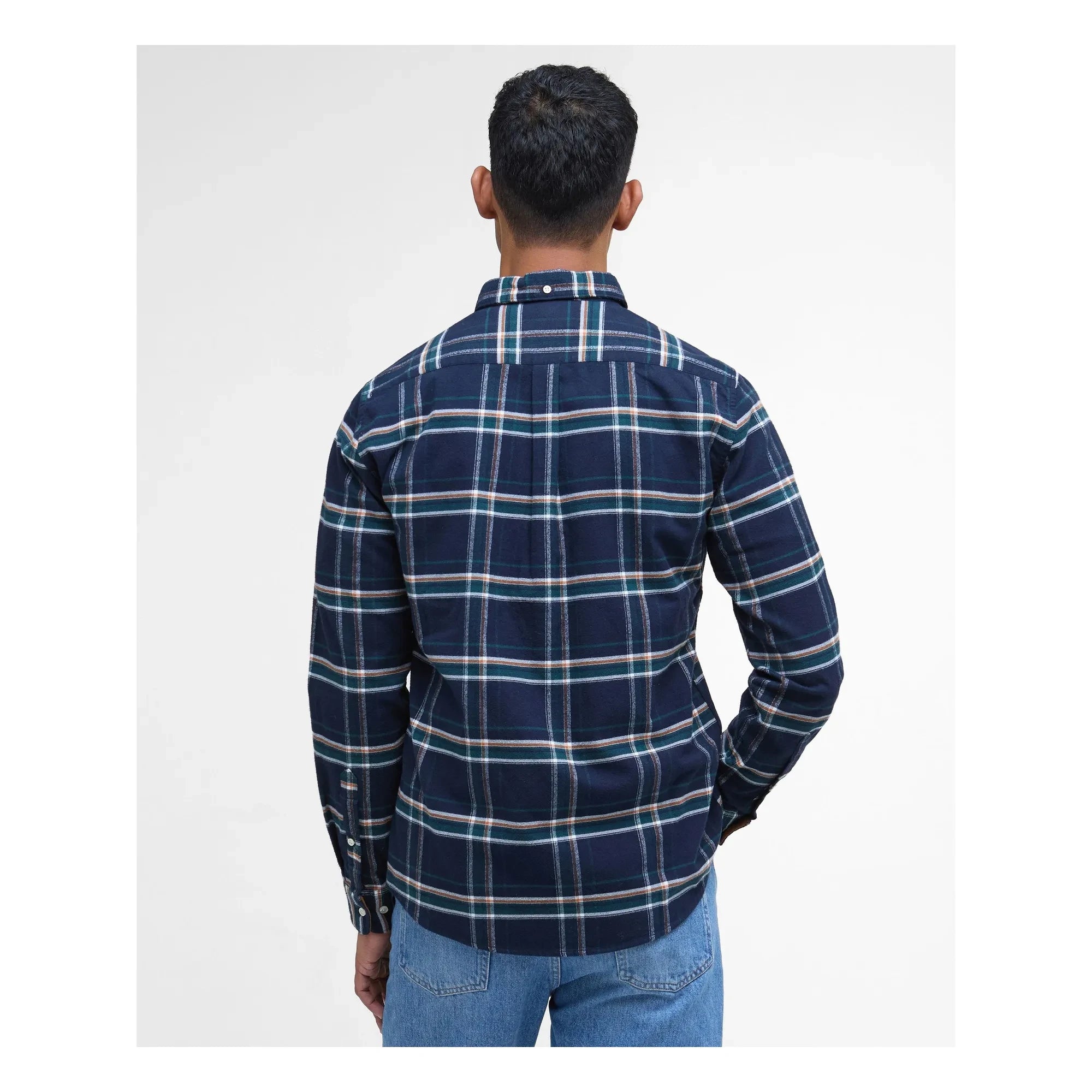 Barbour - Ronan Karo-Hemd | Petrolblau