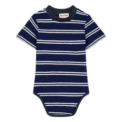 We Are Kids - Gestreifter Bio-Baumwoll-Tom-Body | Marineblau