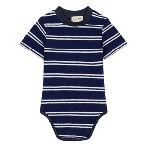 We Are Kids - Gestreifter Bio-Baumwoll-Tom-Body | Marineblau