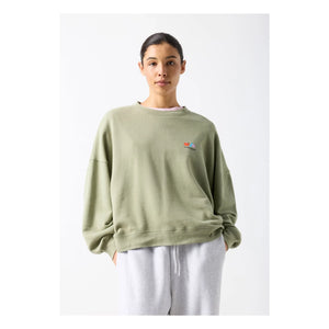 American Vintage - Atubay Baumwoll-Sweatshirt | Khaki