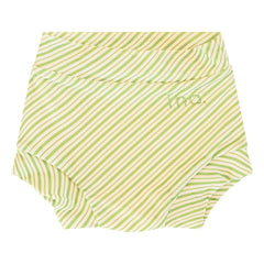 Ina Swim – Lumi gestreifte Badeshorts | Grün
