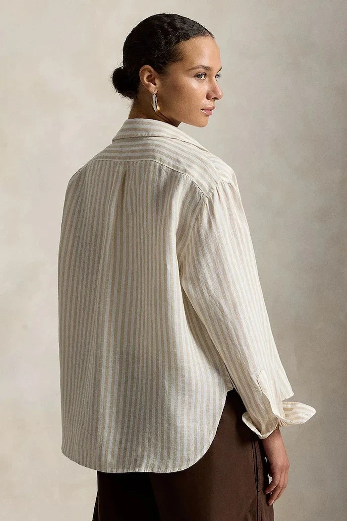 Polo Ralph Lauren Kadın Keten Gömlek LINEN-LSL-BFS