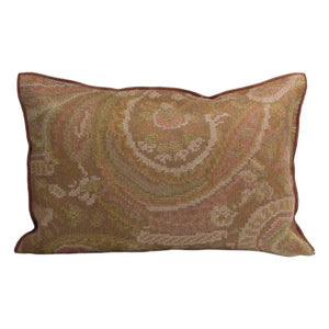 Maison de Vacances - Vice Versa Jacquard Paisley Innen- und Außenkissen | Braun