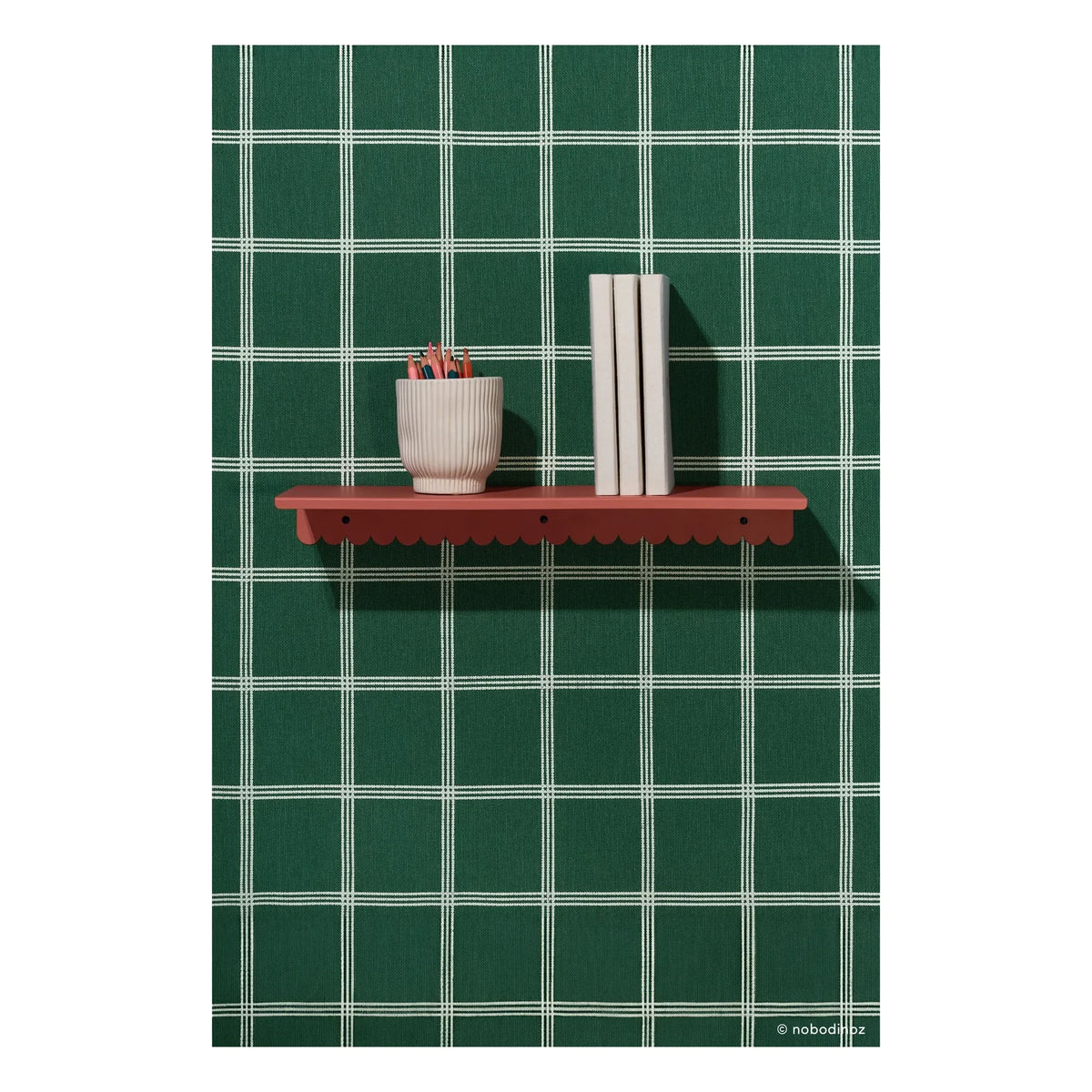 Nobodinoz - Vibes Wandregal 50x16 cm | Terracotta
