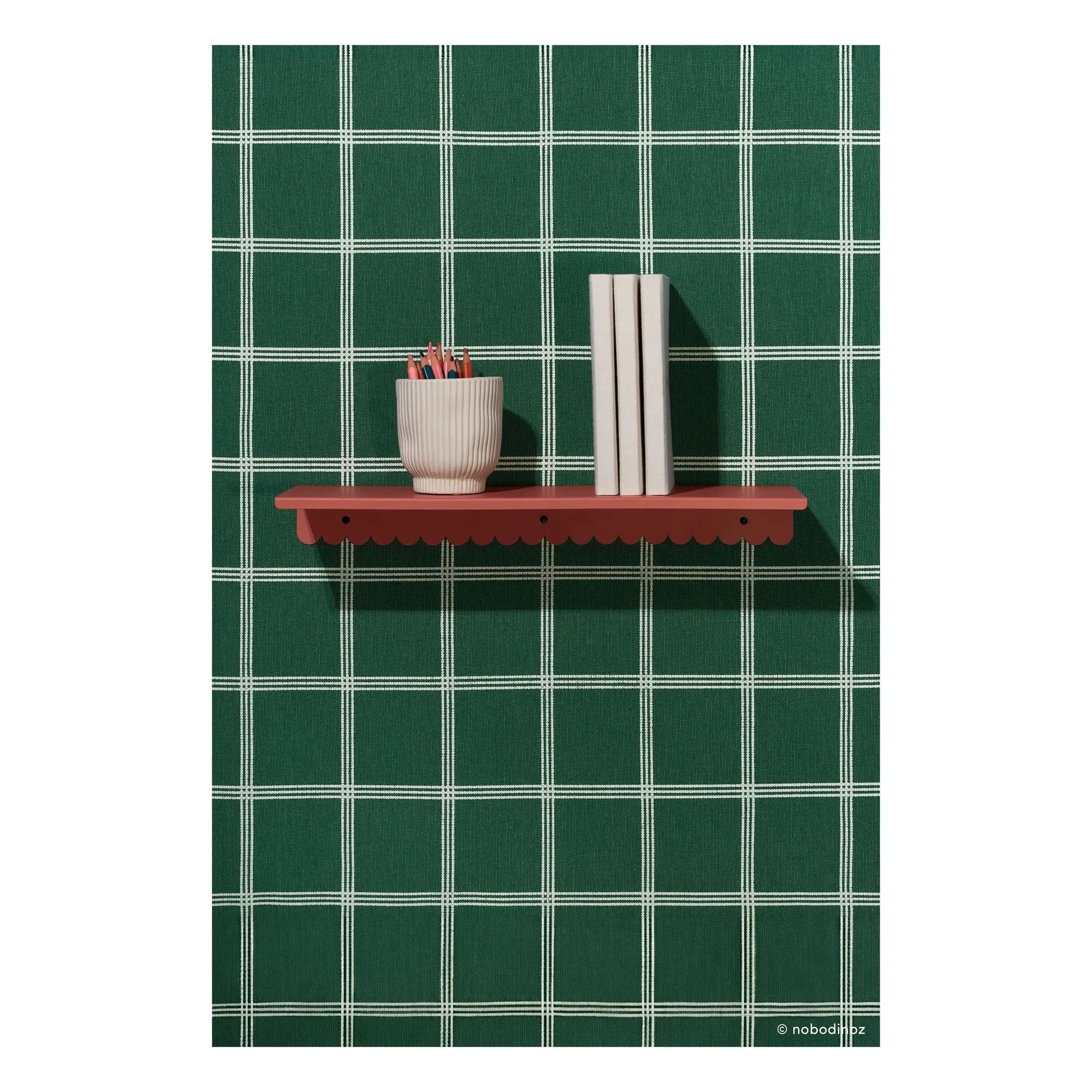 Nobodinoz - Vibes Wandregal 50x16 cm | Terracotta