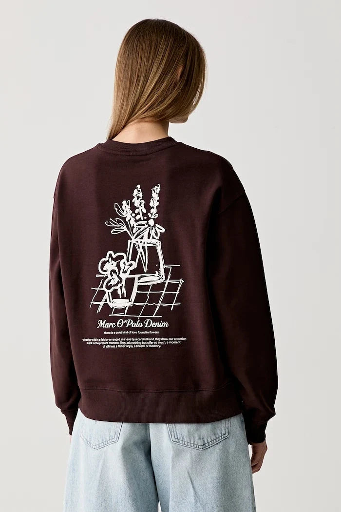 Marc O'Polo kadın pamuklu sweatshirt