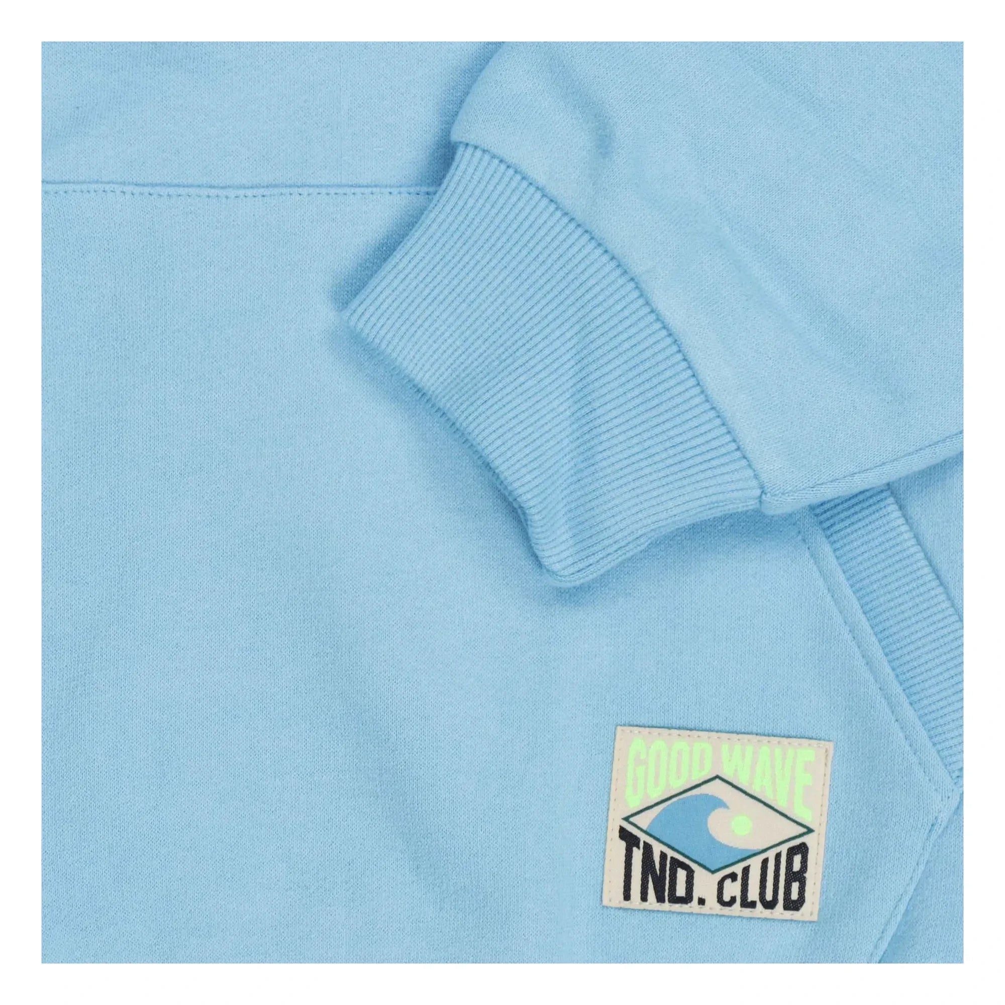 Tumble N'Dry - Tuzlu Bio-Baumwoll-Hoodie-Sweatshirt | Hellblau