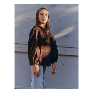 Marlot Paris – Bluse Irène Leopard | Braun