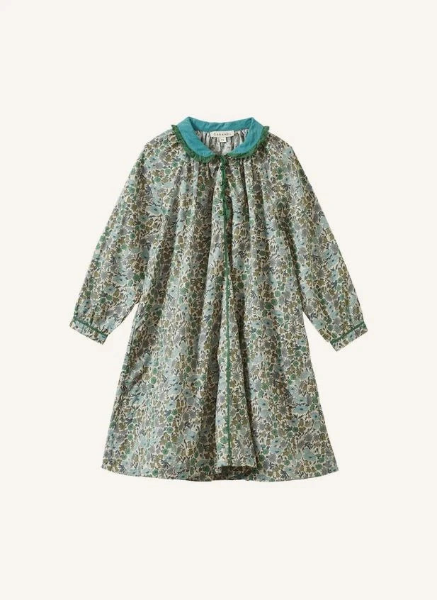 Caramel - Verdite Liberty Kleid | Grün