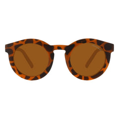 Grech & Co - Klassische Ecaille Polarisierte Naturfaser Sonnenbrille | Braun