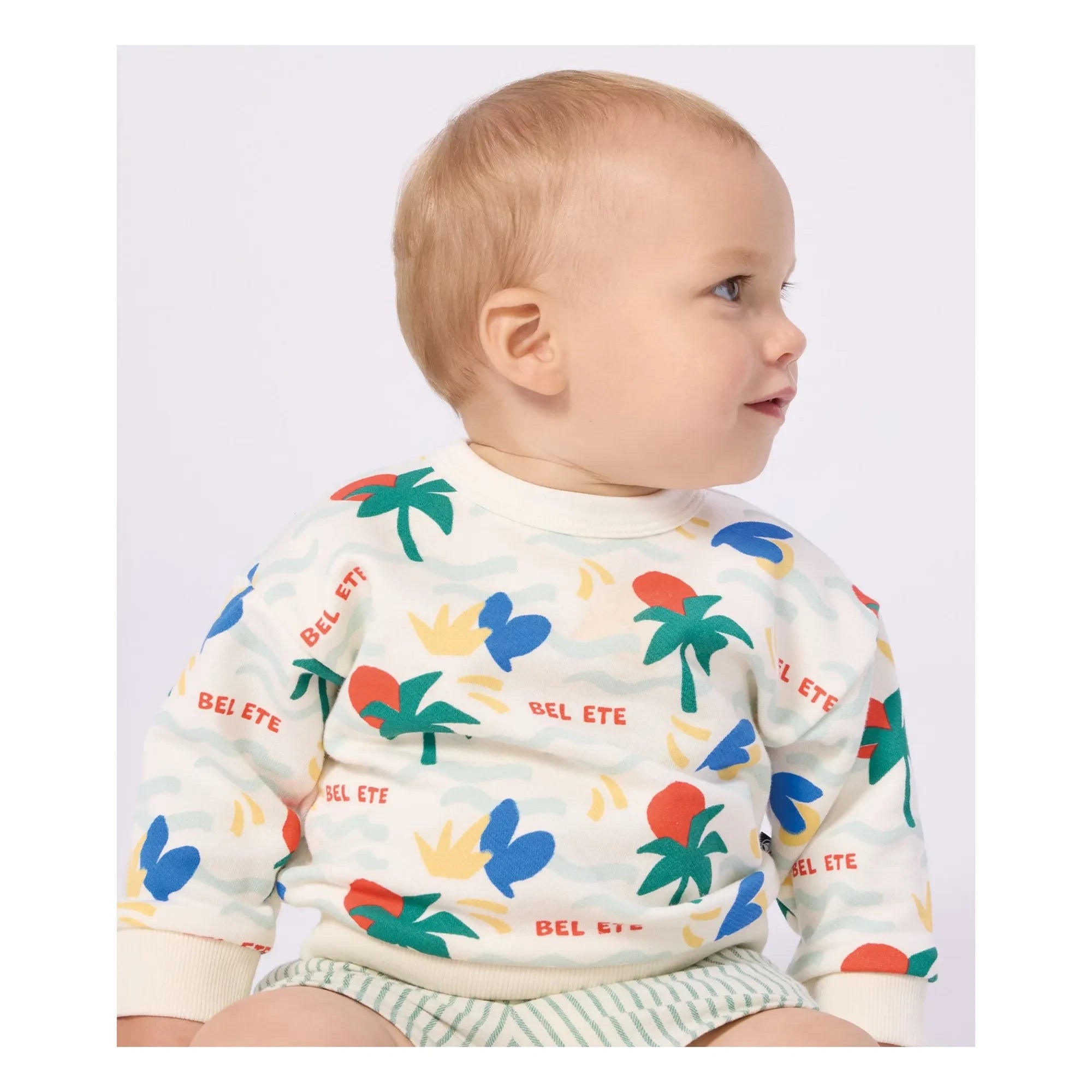 Petit Bateau - Bel Eté Sweatshirt | Ecru