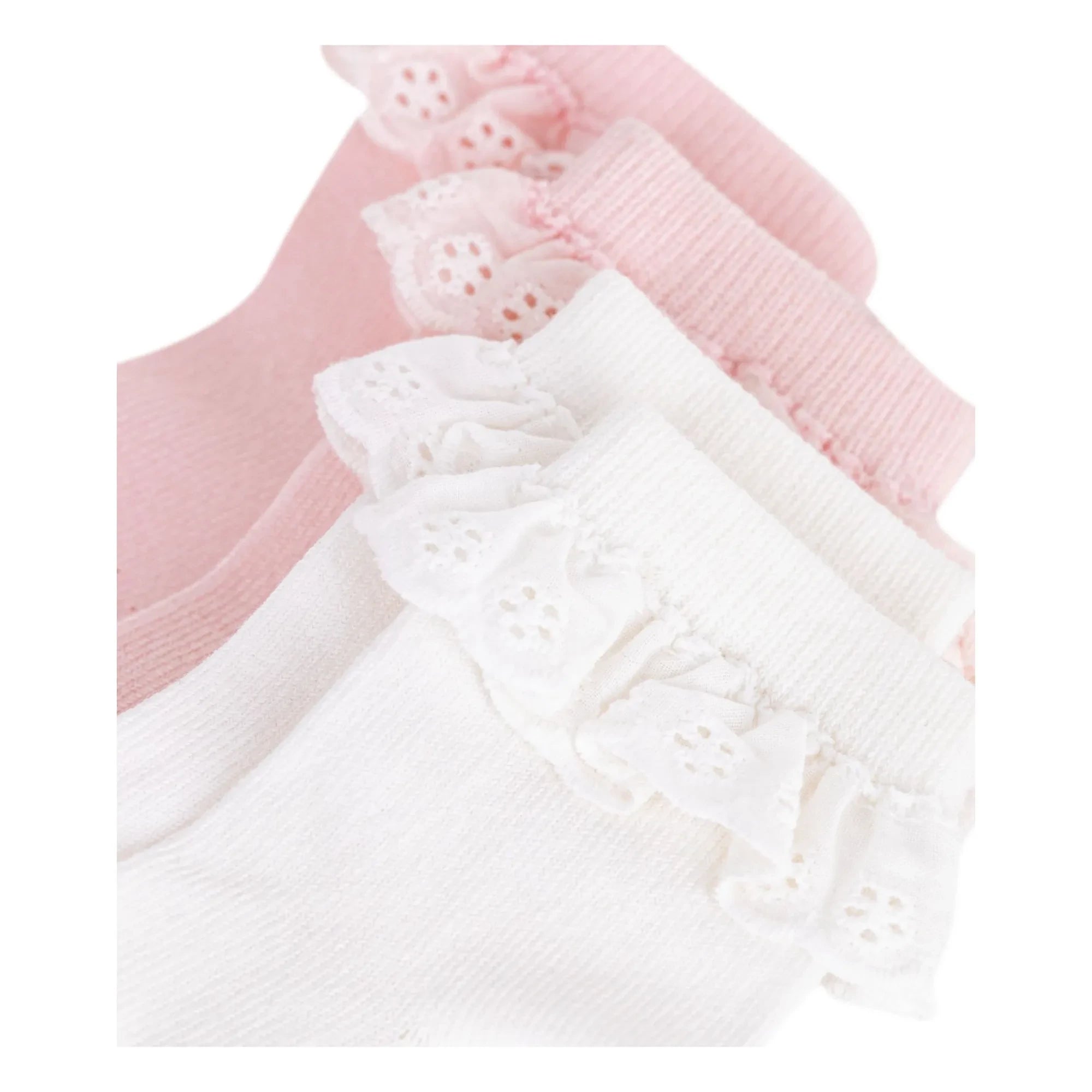 Petit Bateau - 2er Set Flügel-Socken | Rosa