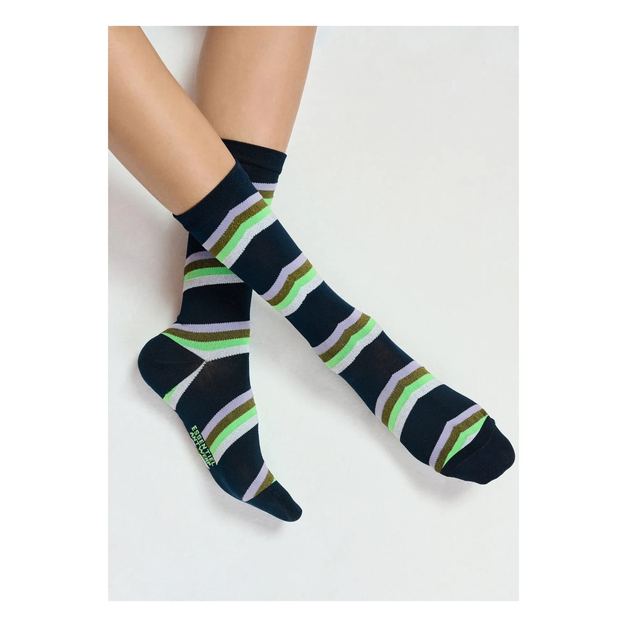 Essentiel Antwerp - Joyz Gestreifte Socken | Marineblau