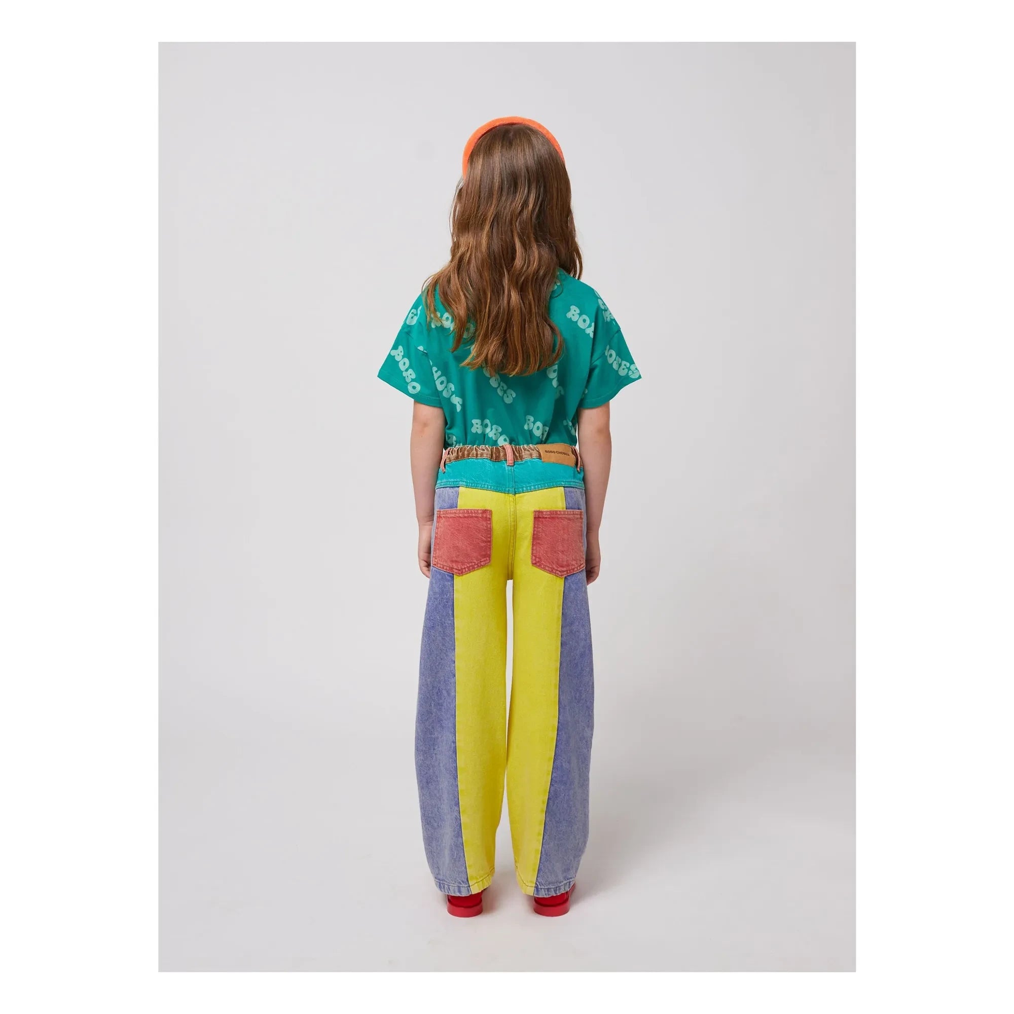 Bobo Choses - Organic Cotton Jeans mit Farbblock | Gelb