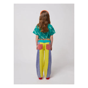 Bobo Choses - Organic Cotton Jeans mit Farbblock | Gelb