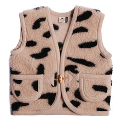Alwero - Alpen Cheetah Ärmellose Weste | Beige