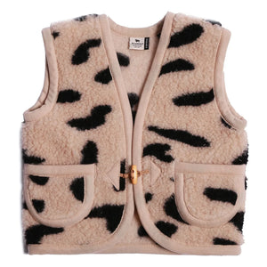 Alwero - Alpen Cheetah Ärmellose Weste | Beige