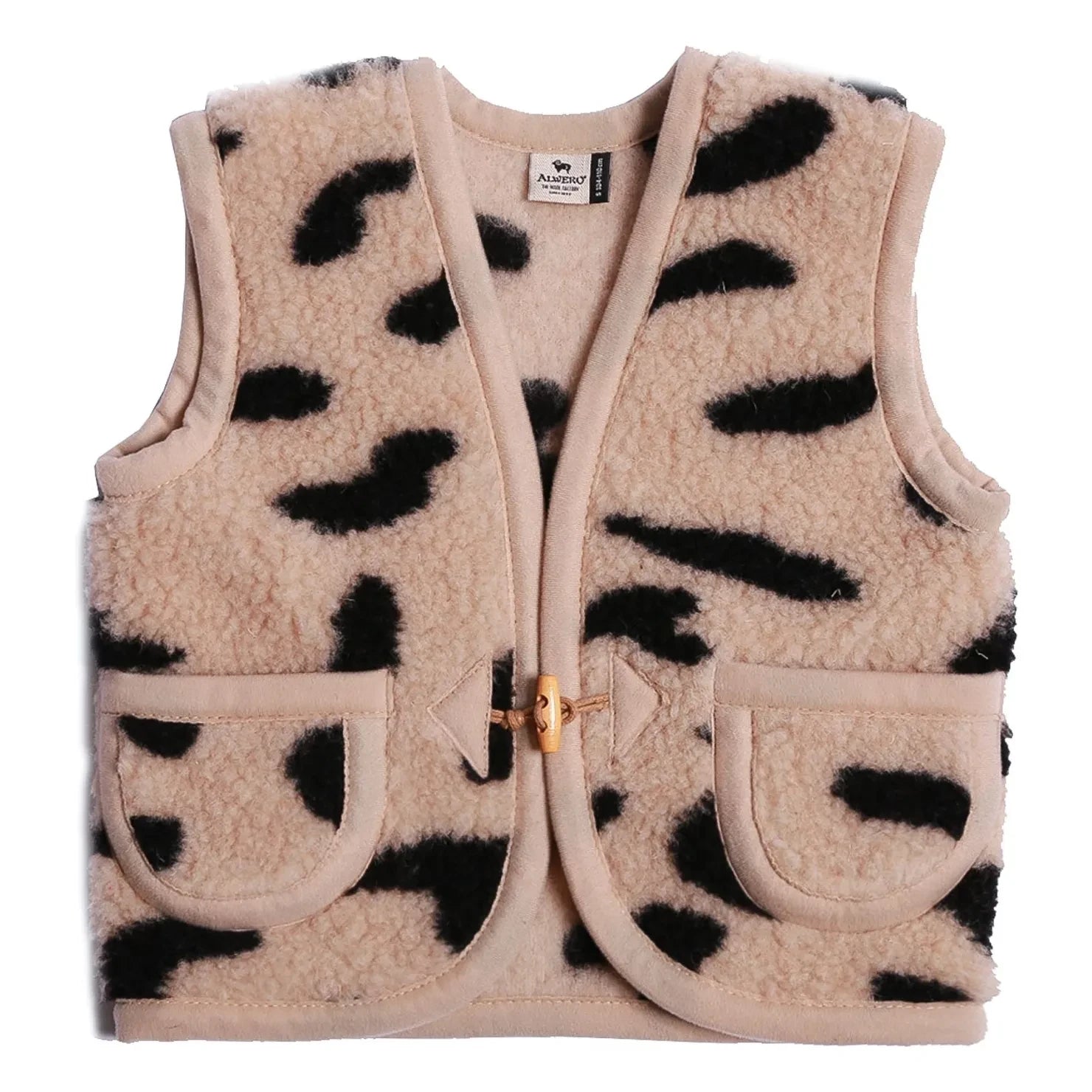 Alwero - Alpen Cheetah Ärmellose Weste | Beige