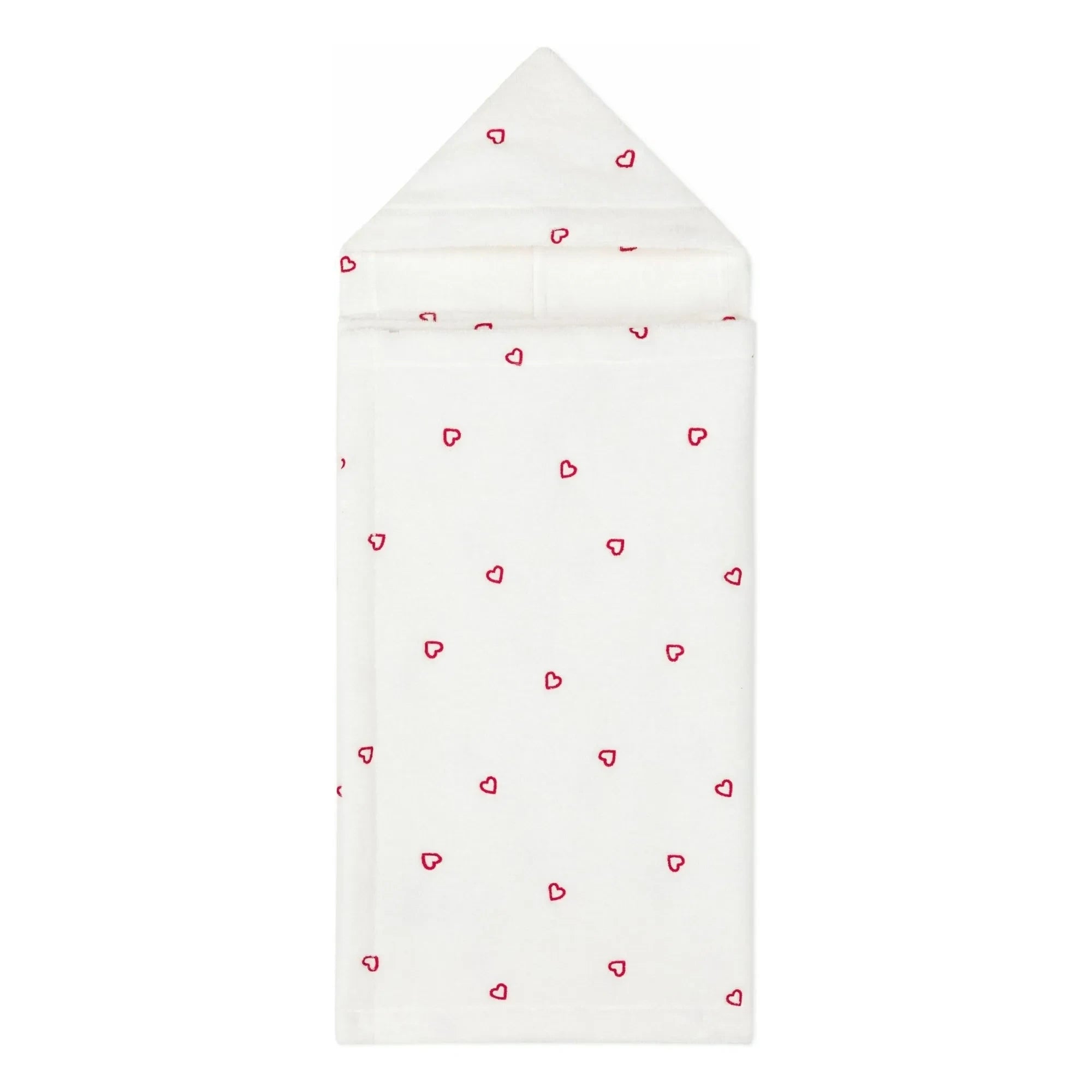 Petit Bateau - Herzen Badeponcho | Ecru
