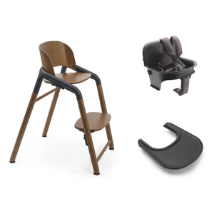 Bugaboo - Bugaboo Giraffe 3-in-1 Hochstuhl | Dunkles Holz
