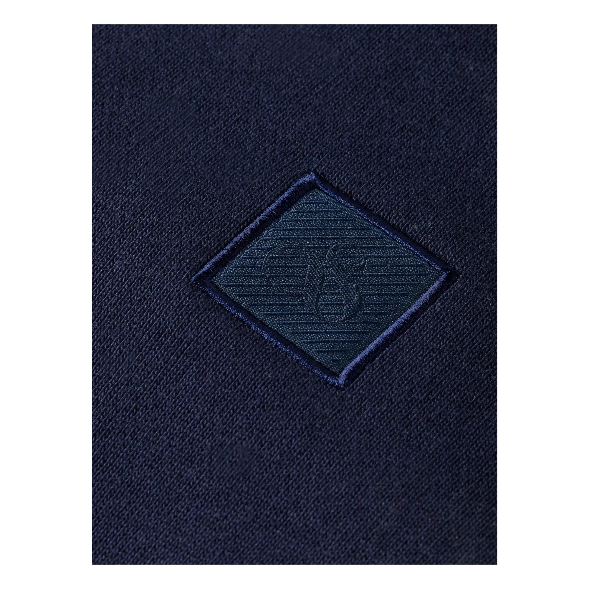 Scotch & Soda - Logo Badge Sweatshirt mit Reißverschluss | Marineblau