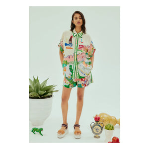 Alémais - Nadia Leinen-Shorts | Grün