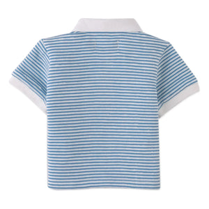 Gingersnaps - Kirk gestreiftes Poloshirt | Blau