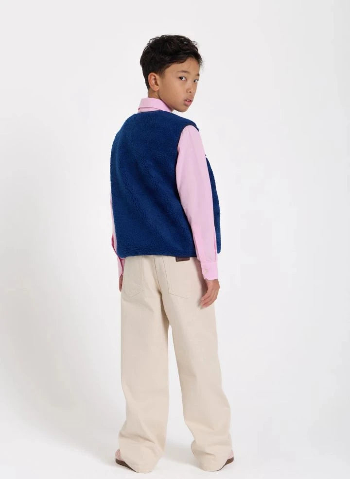 Finger in the nose - Peasy Sherpa ärmellose Jacke | Königsblau