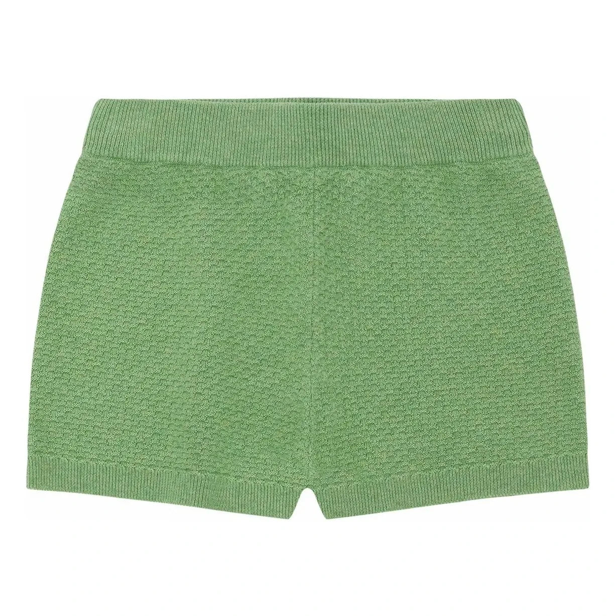 FUB - Bio-Baumwoll-Piqué-Strickshorts | Grün