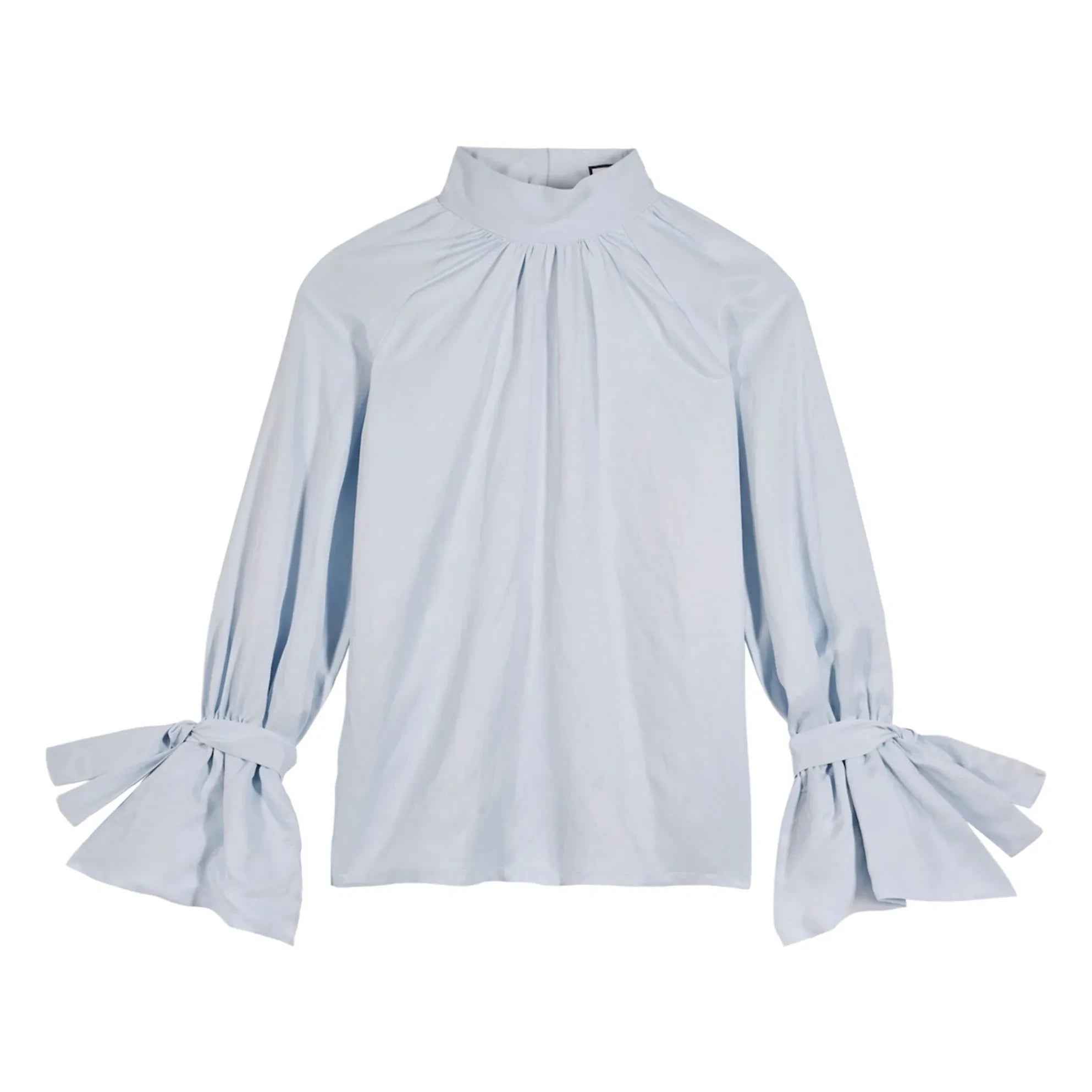 Maria de la Orden - Bosco Bluse aus recycelten Fasern | Hellblau