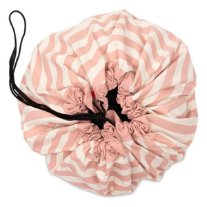 Play and Go - Noomad Tasche / Spielmatte - Gestreift | Pink