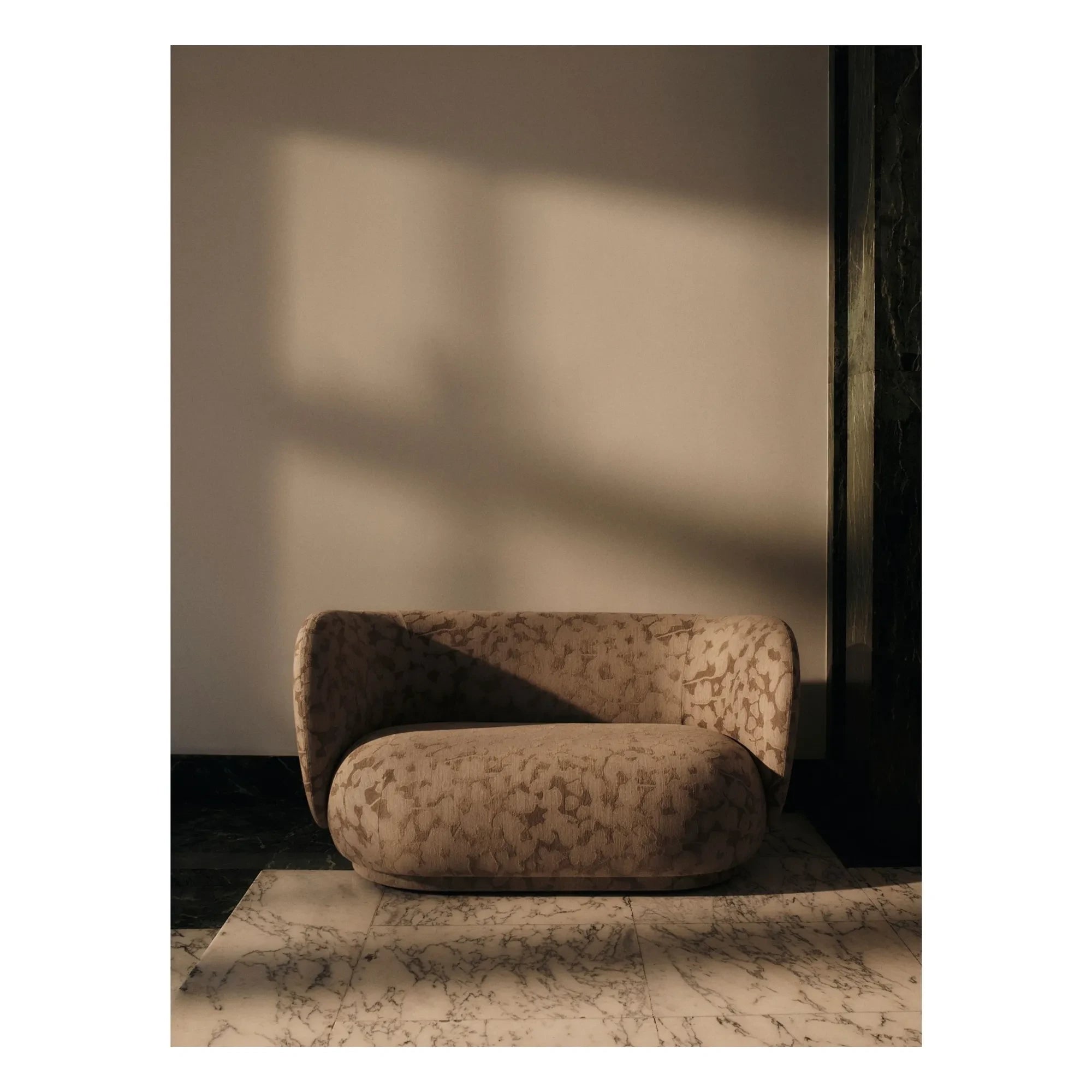 Ferm Living - 2-Sitzer Sofa Rico Cilla Cilla | Visongrau-Braun