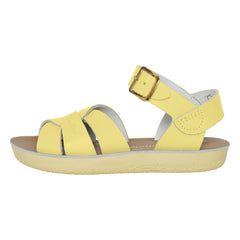 Salt-Water - Wasserdichte Leder-Badesandalen | Blassgelb