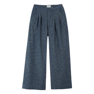 Emile et Ida - Leinen- und Baumwollhose | Marineblau